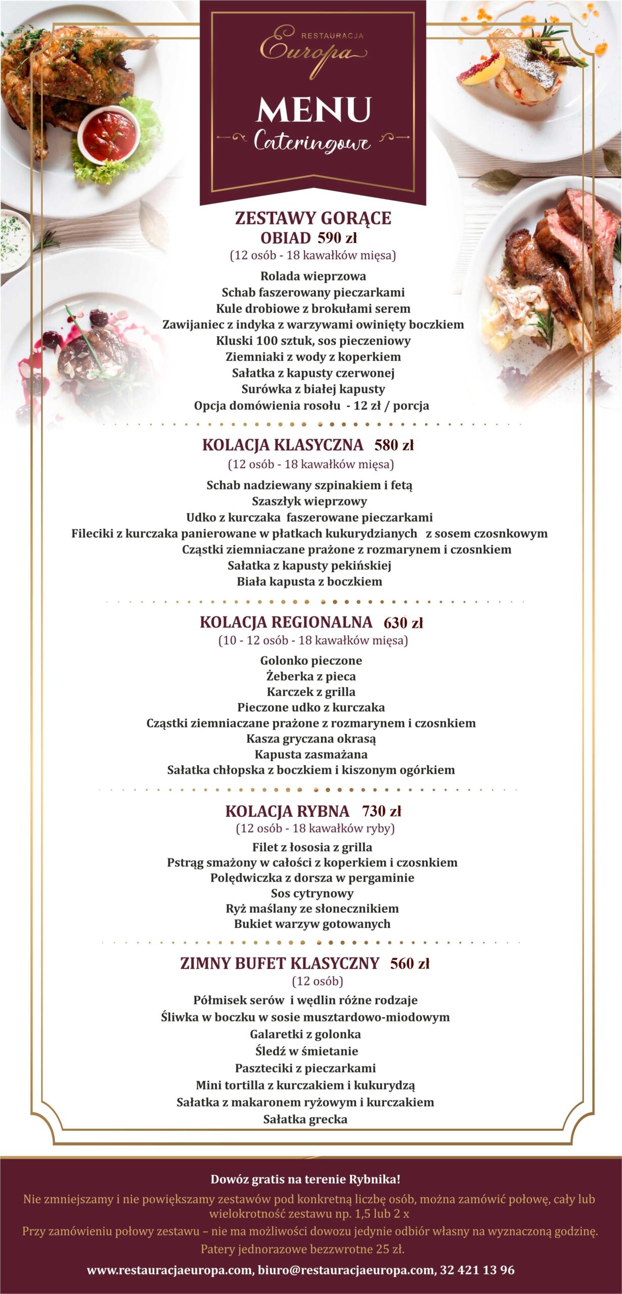 Catering zestawy 2025